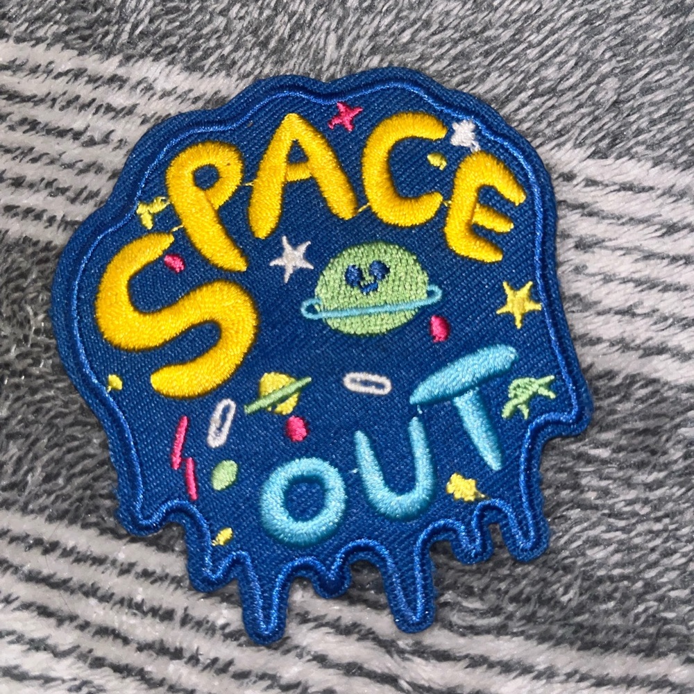 Space Out Embroidered Patch